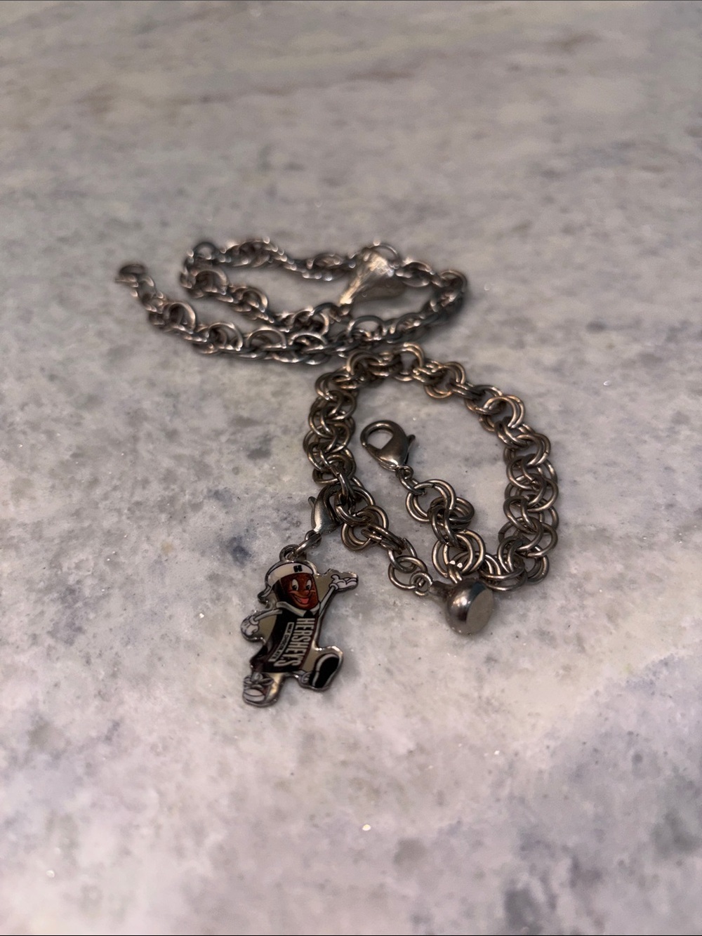 TWO Hershey Park Charm Bracelets